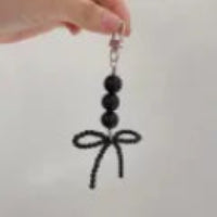 Pearl Beaded Bag Charm & Keychain