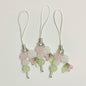 Cherry Blossom Beaded Phone Charm