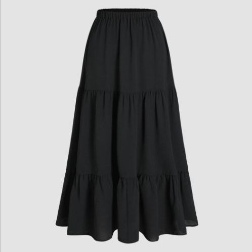 Tiered Maxi Skirt