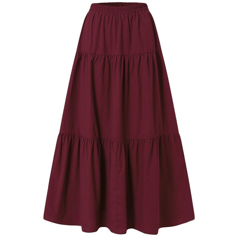 Tiered Maxi Skirt
