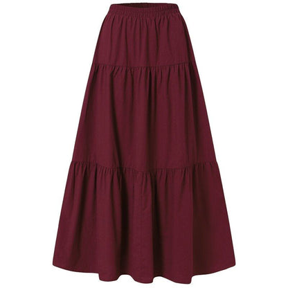 Tiered Maxi Skirt