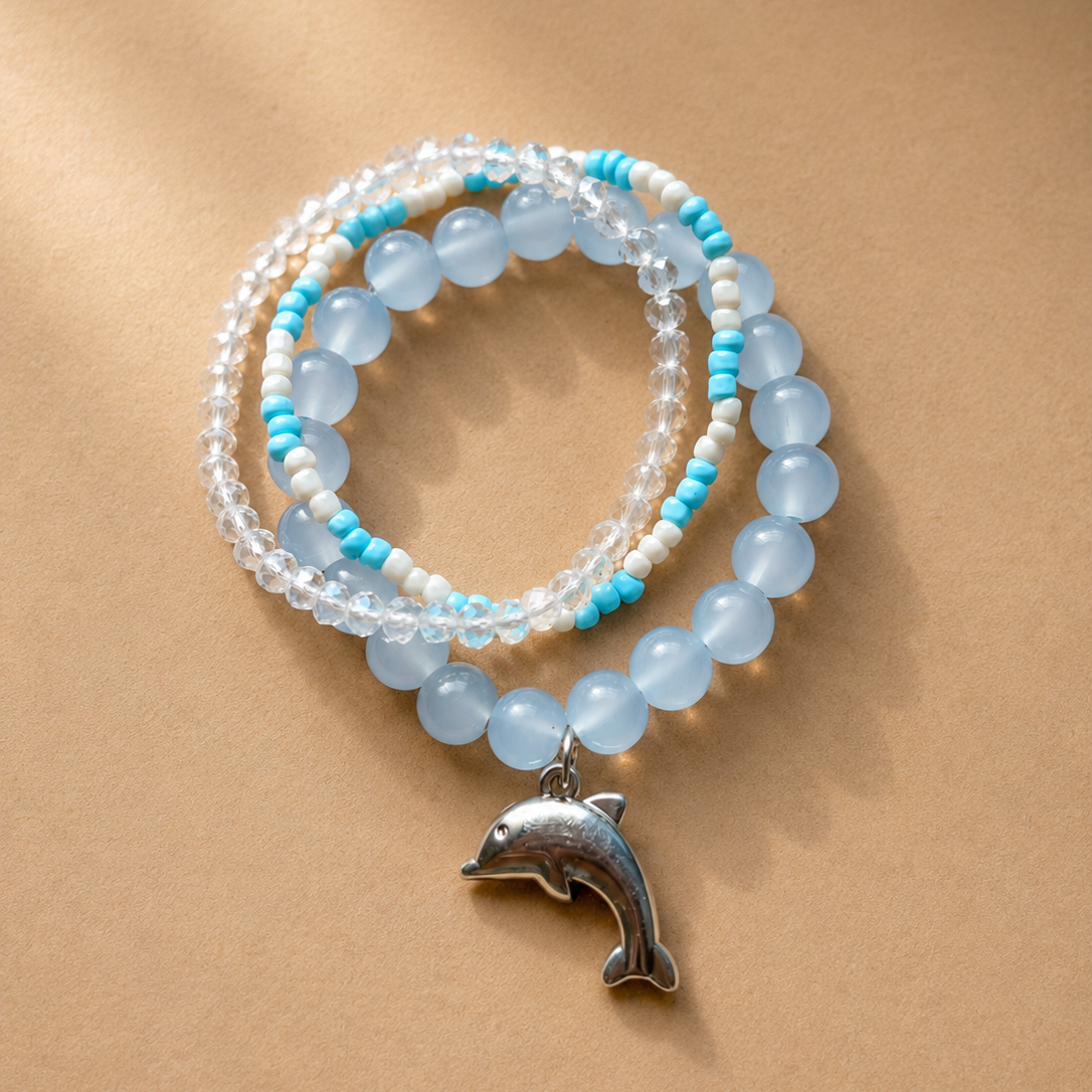 Ocean Whisper Bracelet Stack