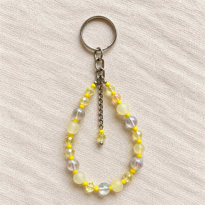 Handmade Beaded Wristlet Keychain