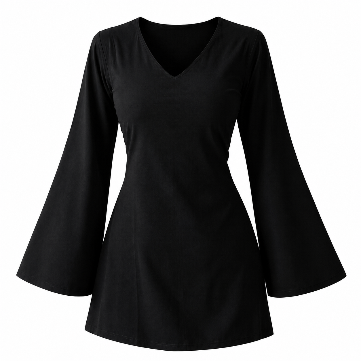 Women’s V-Neck Bell-Sleeve Kurti