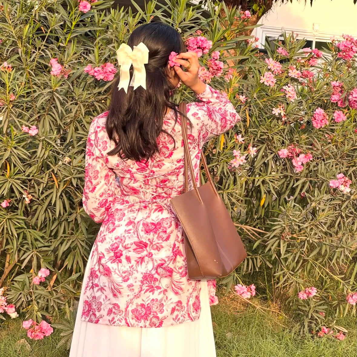Rosé Garden Printed Kurti