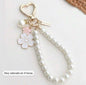 Pearl Blossom Charm Keychain