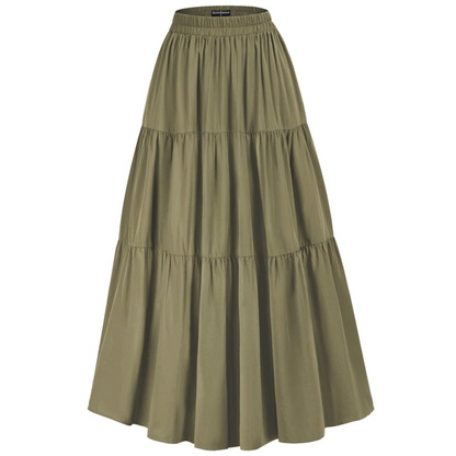 Tiered Maxi Skirt